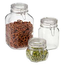 Hermetic Glass Storage Jars